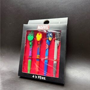 Marvel Character Pen Collection - Red, Blue, Green